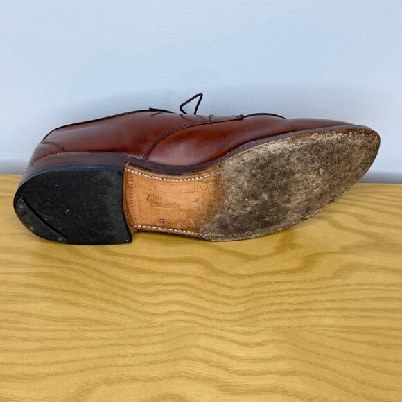 Allen Edmonds Hersey Mens 11.5 D Oxfords Chili Weave Leather Split Toe Derby main image 8